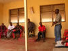Felix Explaining Their Mission To Kwekukrom People